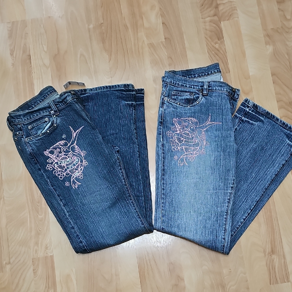 Vintage Disney Pirates Of The Carribean Blue Jeans
